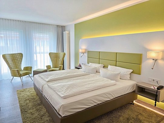 Hotel Am Kaisersaal - Wohnbeispiel Doppelzimmer Komfort (Zimmercodierung DF3)