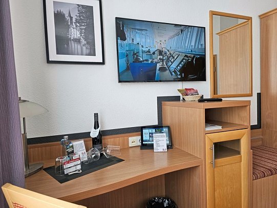 Hotel Am Kaisersaal - Wohnbeispiel Doppelzimmer Standard (Zimmercodierung DB1)