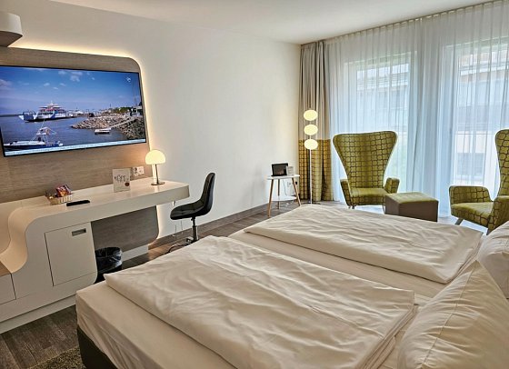 Hotel Am Kaisersaal - Wohnbeispiel Doppelzimmer Komfort (L) (Zimmercodierung DF3)