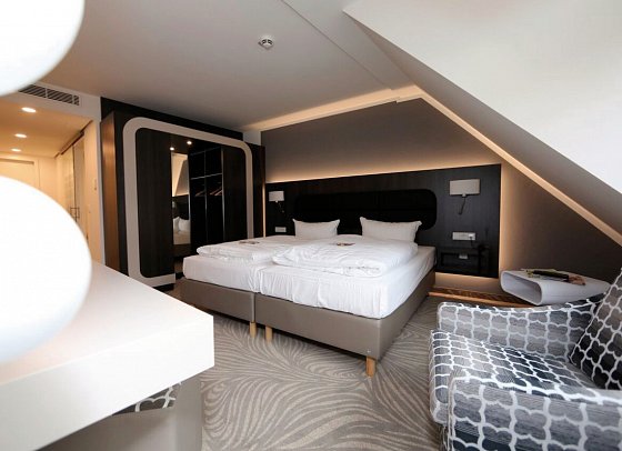 Hotel Am Kaisersaal - Wohnbeispiel Doppelzimmer Komfort (L) (Zimmercodierung DF3)