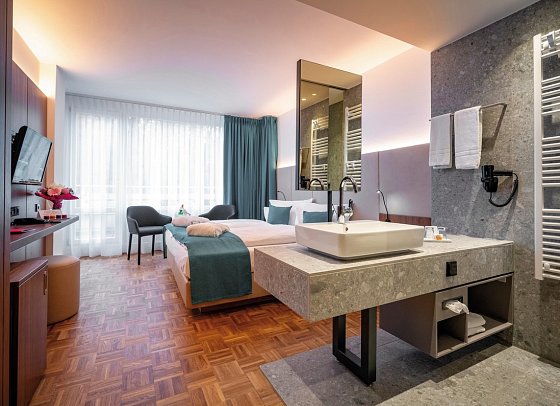 Hotel an der Therme Bad Sulza - Wohnbeispiel Doppelzimmer Superior (Zimmercodierungen DS1 & XB1)