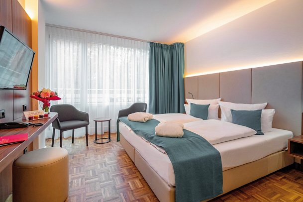 Hotel an der Therme Bad Sulza - Wohnbeispiel Doppelzimmer Superior (Zimmercodierungen DS1 & XB1)