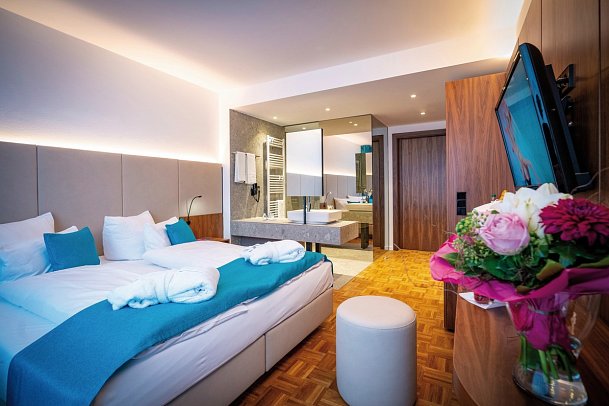 Hotel an der Therme Bad Sulza - Wohnbeispiel Doppelzimmer Superior (Zimmercodierungen DS1 & XB1)