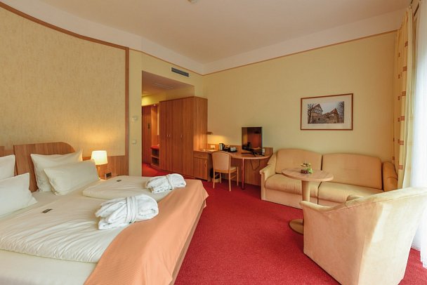 Hotel am Vitalpark - Wohnbeispiel Doppelzimmer Komfort (Zimmercodierungen DF3 & DC2)