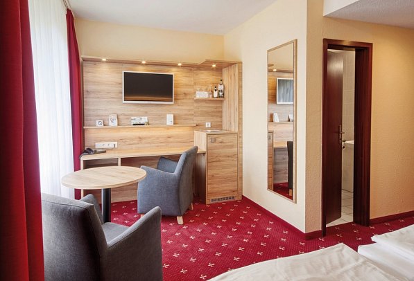 AKZENT Aktiv & Vital Hotel Thüringen - Wohnbeispiel Vital Zimmer (Zimmercodierungen EF1 & DF1)