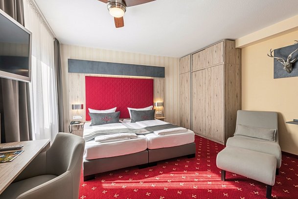 AKZENT Aktiv & Vital Hotel Thüringen - Wohnbeispiel Doppelzimmer Deluxe (Zimmercodierungen ED1 & DD1)