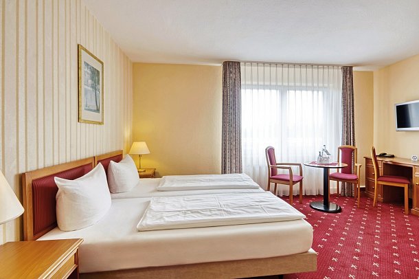 AKZENT Aktiv & Vital Hotel Thüringen - Wohnbeispiel Doppelzimmer Vital (Zimmercodierungen EF1 & DF1)