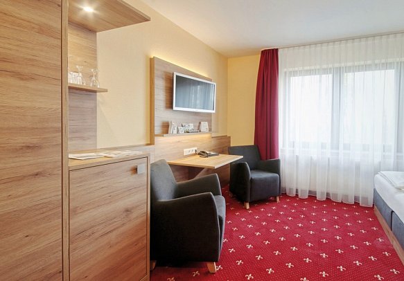 AKZENT Aktiv & Vital Hotel Thüringen - Wohnbeispiel Doppelzimmer Vital (Zimmercodierungen EF & DF1)