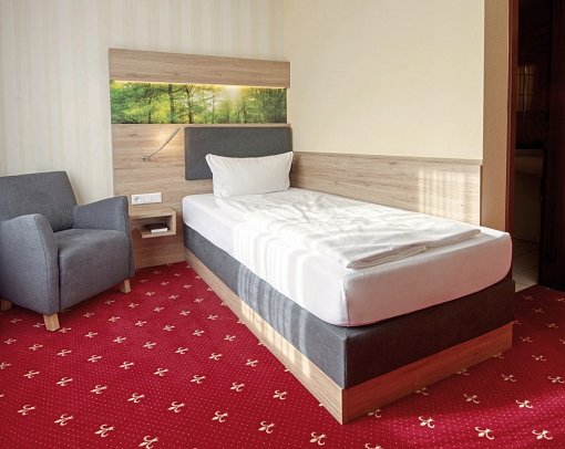 AKZENT Aktiv & Vital Hotel Thüringen - Wohnbeispiel Einzelzimmer Vital (Zimmercodierung EF1)