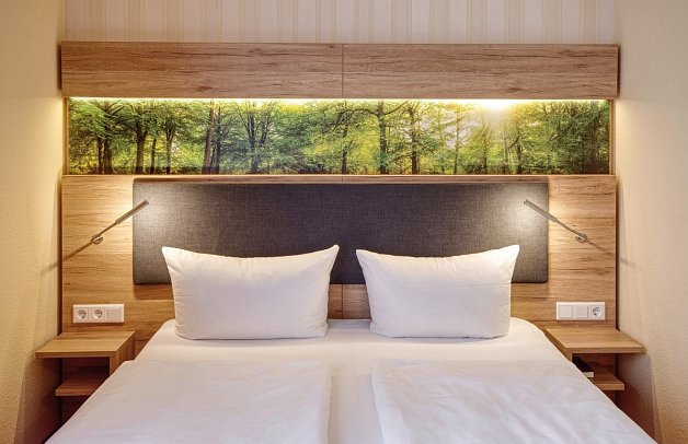 AKZENT Aktiv & Vital Hotel Thüringen - Wohnbeispiel Doppelzimmer Vital (Zimmercodierungen EF1 & DF1)