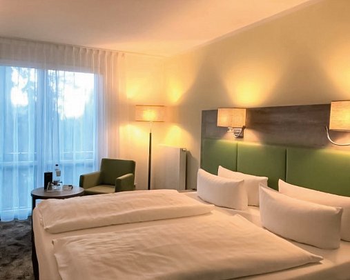 Berg & Spa Hotel Gabelbach - Wohnbeispiel Doppelzimmer Komfort (Zimmercodierungen DF1 & FB1)