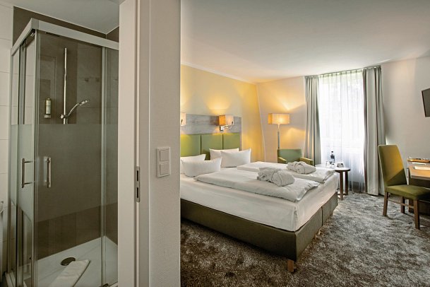 Berg & Spa Hotel Gabelbach - Wohnbeispiel Doppelzimmer Komfort (Zimmercodierungen DF1 & FB1)