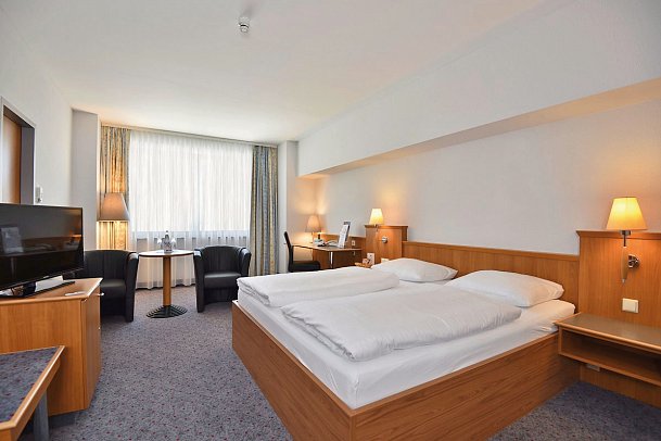 City Hotel am CCS - Wohnbeispiel Doppelzimmer (Zimmercodierungen DB1, DP1 & DC1)