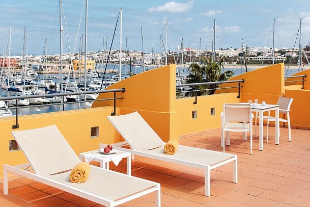 NH Marina Portimão Resort - Beispiel Balkon Appartement (Zimmercodierung AB1)