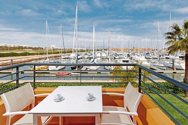 NH Marina Portimão Resort - Beispiel Balkon Appartement (Zimmercodierung AD1)