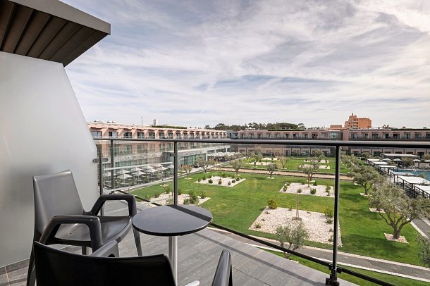 Vila Galé Lagos - Beispiel Balkon (Zimmercodierungen DBL & FBL)