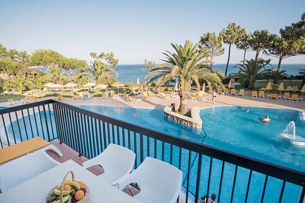 Alfagar Village - Beispiel Balkon Appartement Meerblick (Zimmercodierungen ABM & OBM)