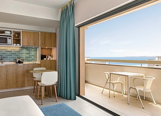 Wyndham Residences Alvor Beach - Wohnbeispiel Suite seitl. Meerblick (Zimmercodierung W1N)