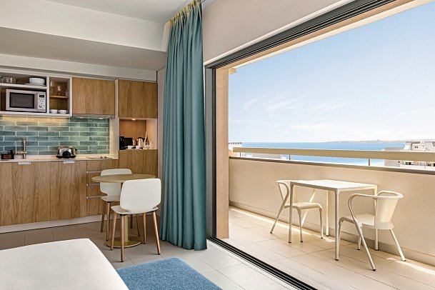Wyndham Residences Alvor Beach - Wohnbeispiel Suite seitl. Meerblick (Zimmercodierung W1N)