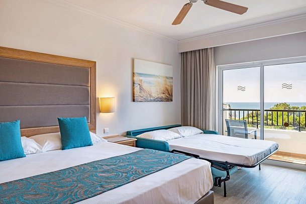 3HB Guaraná - Wohnbeispiel Familienzimmer seitl. Meerblick (Zimmercodierungen F3N & F4N)