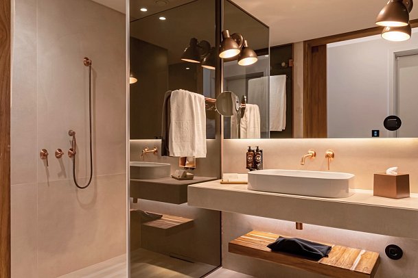 3HB Faro - Beispiel Bad Doppelzimmer Superior Plus (Zimmercodierung DS6)