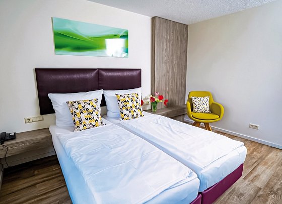 Hotel Volapük - Wohnbeispiel Doppelzimmer Klassik (Zimmercodierung DB1)