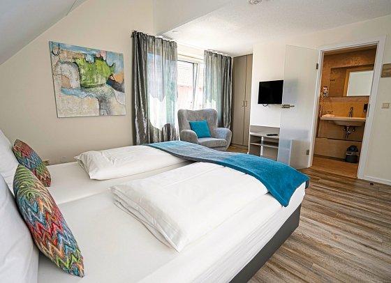 Hotel Volapük - Wohnbeispiel Doppelzimmer Plus (Zimmercodierung DB2)