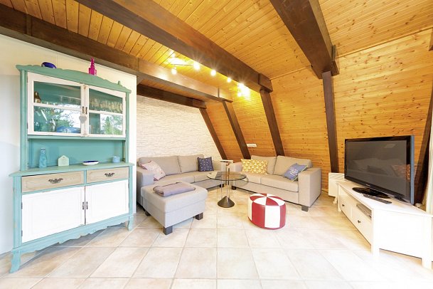 Ferienwohnpark Immenstaad - Wohnbeispiel Nurdachhaus Typ 8 (Zimmercodierung HB3)