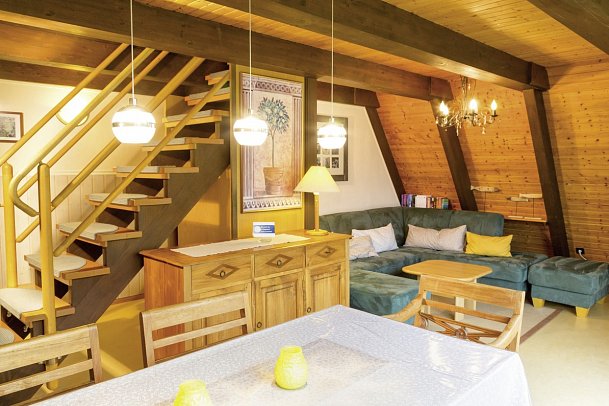 Ferienwohnpark Immenstaad - Wohnbeispiel Nurdachhaus Typ 8 (Zimmercodierung HB3)