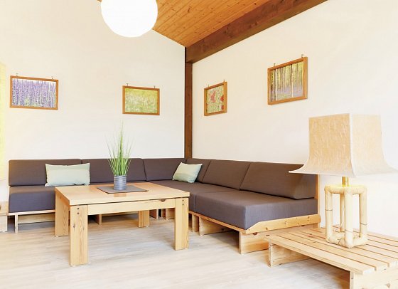 Ferienwohnpark Immenstaad - Wohnbeispiel Satteldachhaus Typ 9 (Zimmercodierung HB2)
