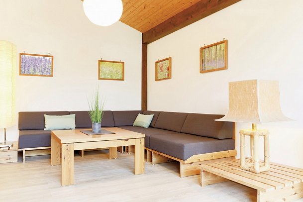 Ferienwohnpark Immenstaad - Wohnbeispiel Satteldachhaus Typ 9 (Zimmercodierung HB2)