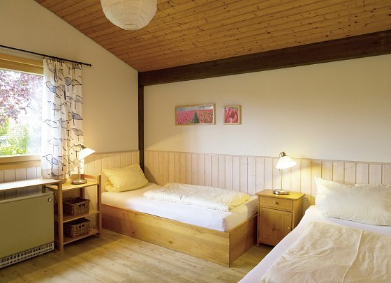 Ferienwohnpark Immenstaad - Wohnbeispiel Satteldachhaus Typ 9 (Zimmercodierung HB2)