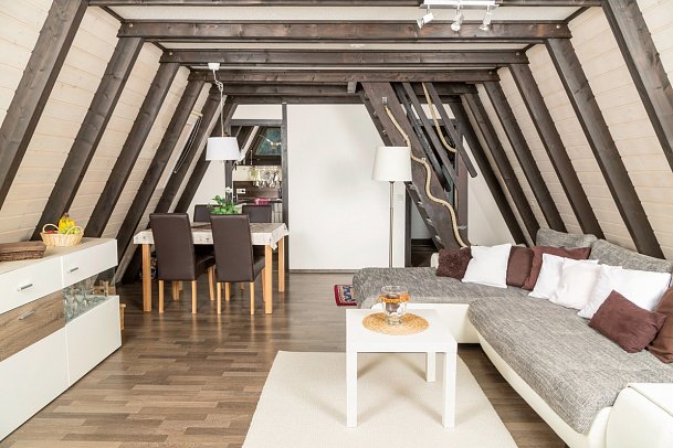 Ferienwohnpark Immenstaad - Wohnbeispiel Nurdachhaus Typ 7 (Zimmercodierung HB1)