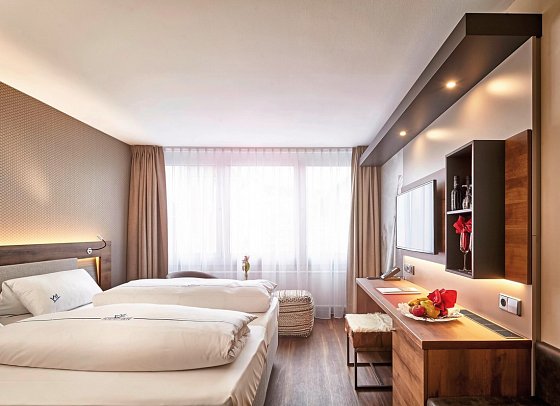 Hotel City Krone - Wohnbeispiel Doppelzimmer Standard (Zimmercodierung DG1)