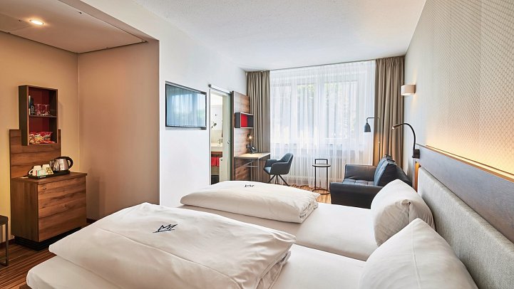 Hotel City Krone - Wohnbeispiel Doppelzimmer Premium (Zimmercodierung DM1)