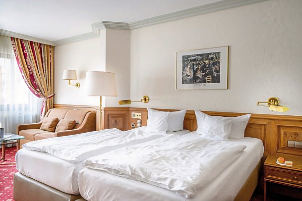 Ringhotel Krone Schnetzenhausen - Wohnbeispiel Doppelzimmer Komfort Silberdistel (Zimmercodierung DF1)