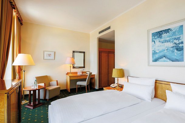 Hotel Halm Konstanz - Wohnbeispiel Doppelzimmer Standard (Zimmercodierung DG1)