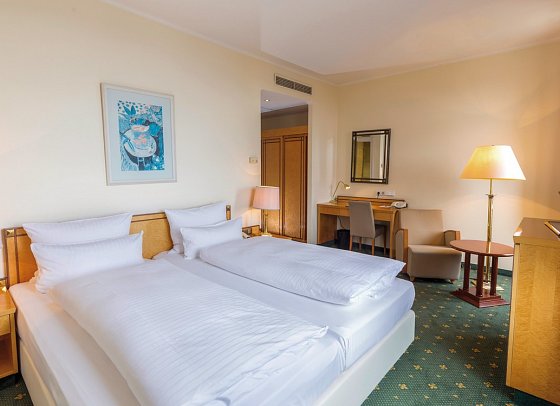 Hotel Halm Konstanz - Wohnbeispiel Doppelzimmer Standard (Zimmercodierung DG1)