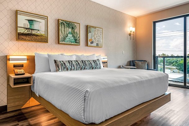 Cambria Fort Lauderdale - Wohnbeispiel King Room (Zimmercodierung UG2)