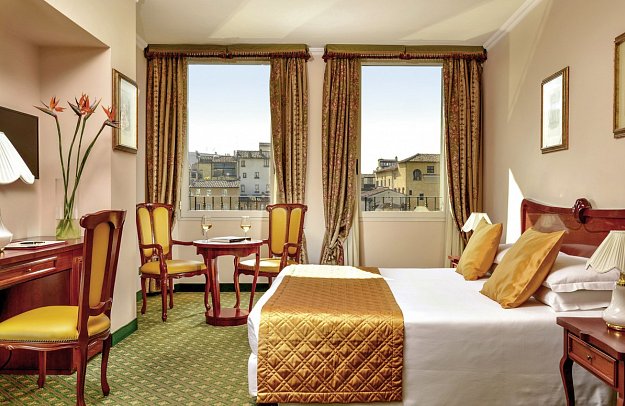 Hotel Berchielli - Wohnbeispiel Doppelzimmer Deluxe (Zimmercodierung DD1)