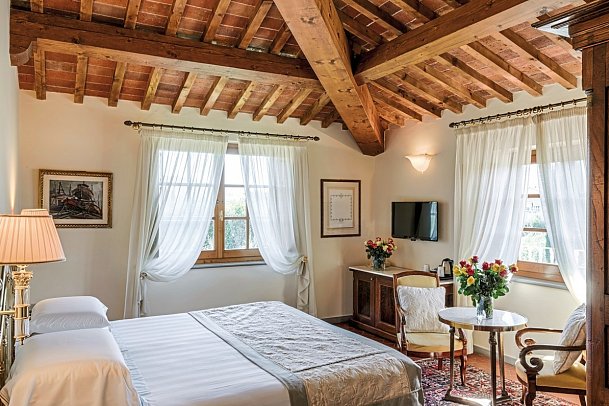 Villa Olmi Firenze - Wohnbeispiel Doppelzimmer Superior Fattoria (Zimmercodierung DS1)