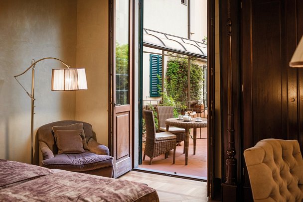Grand Hotel Baglioni - Wohnbeispiel Doppelzimmer Garden Relax (Zimmercodierung DB2)