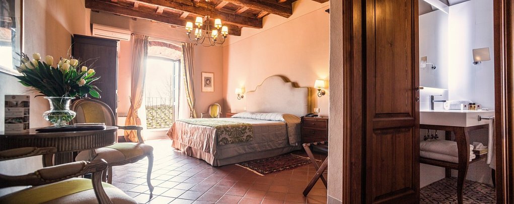 Palazzo Leopoldo Dimora Storica & Spa - Wohnbeispiel Doppelzimmer Superior (Zimmercodierung DS1)