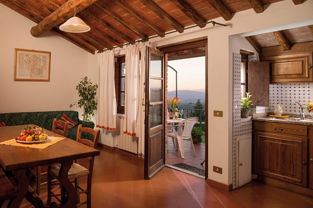 Fattoria degli Usignoli - Wohnbeispiel Appartement 1 Schlafzimmer (Zimmercodierung AB1)