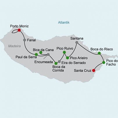 Madeira individuell - quer über die Insel