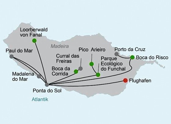Madeiras Highlights erwandern