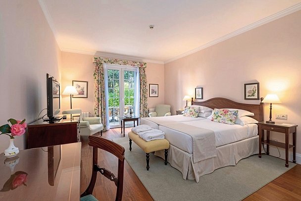 Casa Velha do Palheiro - Wohnbeispiel Doppelzimmer Golfflügel (Zimmercodierung DS1)