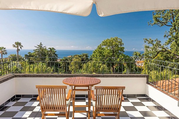 Quinta Jardins do Lago - Beispiel Balkon Juniorsuite (Zimmercodierung JB1)