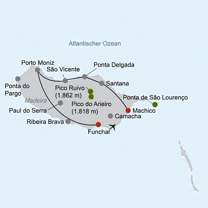 Levadas, üppige Vegetation und raue Küsten