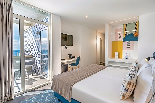 Allegro Madeira - Wohnbeispiel Doppelzimmer Meerblick (Zimmercodierung DBM)